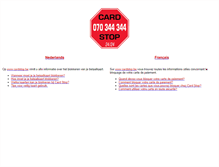 Tablet Screenshot of cardstop.be